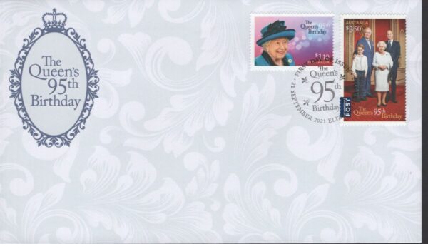 AUSTRALIA - 2021 'QUEEN'S 95th BIRTHDAY' First Day Cover [F1058]