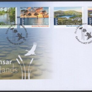 AUSTRALIA - 2021 'RAMSAR WETLANDS' International First Day Cover [F1054]