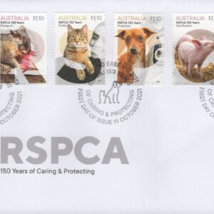 AUSTRALIA - 2021 'RSPCA - 150 Years of Caring & Protecting' First Day Cover [F1056]