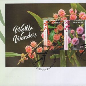 AUSTRALIA - 2021 'WATTLE WONDERS' Miniature Sheet First Day Cover [F1062]