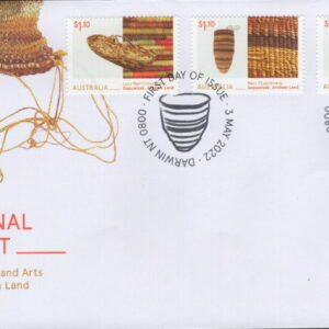 AUSTRALIA - 2022 'ABORIGINAL FIBRE ART' First Day Cover [F1065]