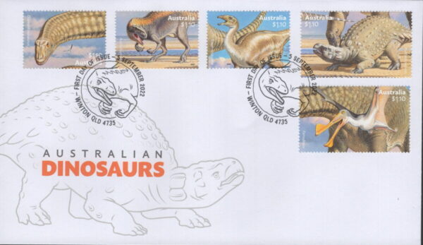 AUSTRALIA - 2022 'DINOSAURS' First Day Cover [F1067]