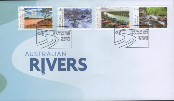 AUSTRALIA - 2022 'AUSTRALIAN RIVERS' First Day Cover [F1070]