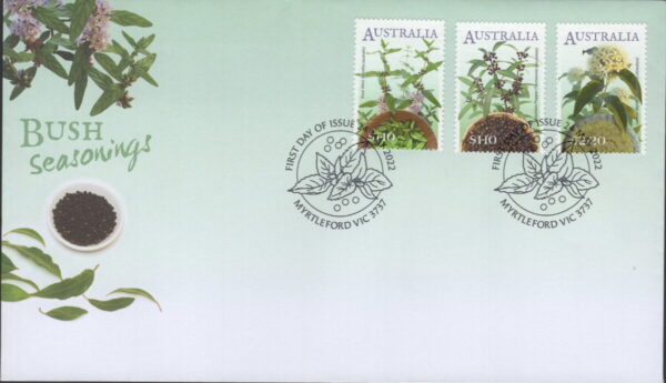 AUSTRALIA - 2022 'BUSH SEASONINGS' First Day Cover [F1076]
