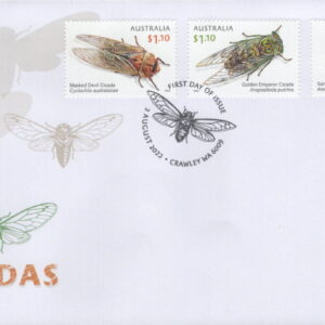AUSTRALIA - 2022 'CICADAS' First Day Cover [F1083]