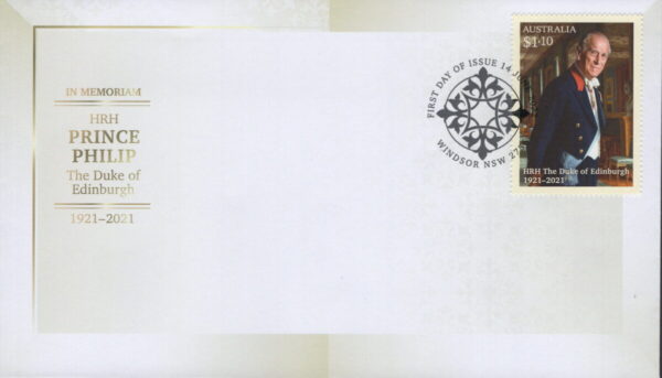 AUSTRALIA - 2022 'IN MEMORIAM - HRH PRINCE PHILIP' First Day Cover [F1085]