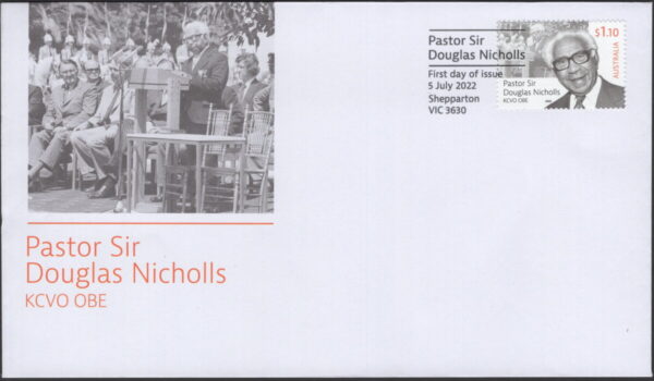AUSTRALIA - 2020 'PASTOR SIR DOUGLAS NICHOLLS' First Day Cover [F1093]