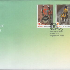 AUSTRALIA - 2023 'PEACOCK SPIDERS' First Day Cover [F1451]