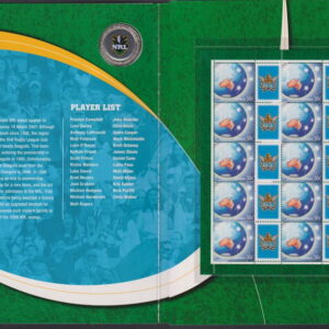 AUSTRALIA - 2007 'NRL GOLD COAST TITANS' Presentation Folder w Medalion MINT [F0972]
