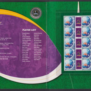 AUSTRALIA - 2007 'NRL MELBOURNE STORM' Presentation Folder w Medalion MINT [F0974]