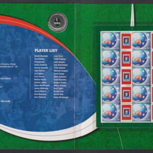 AUSTRALIA - 2007 'NRL NEWCASTLE KNIGHTS' Presentation Folder w Medalion MINT [F0975]