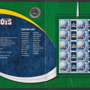 AUSTRALIA - 2007 'NRL NQ COWBOYS' Presentation Folder w Medalion MINT [F0973]