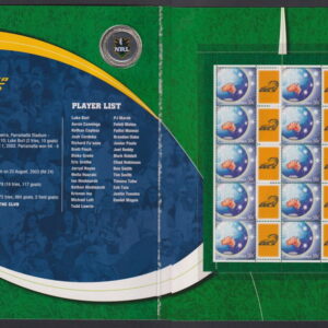 AUSTRALIA - 2007 'NRL PARRAMATTA EELS' Presentation Folder w Medalion MINT [F0979]