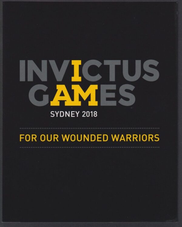 Australia - 2018 'INVICTUS GAMES - SYDNEY 2018' Presentation Folder MINT [F0952]