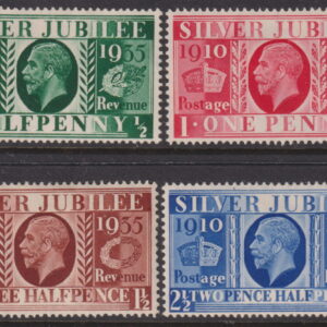 Great Britain - 1935 Silver Jubilee Set SG 453/456 MH Cv £ 5 [F1628]