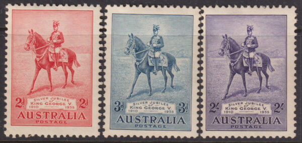 Australia - 1935 Silver Jubilee Set SG 156/585 MH Cv £ 45 [F1631]