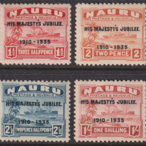 Nauru - 1935 Silver Jubilee Set SG 8/9 MH Cv £ 40 [F1632]