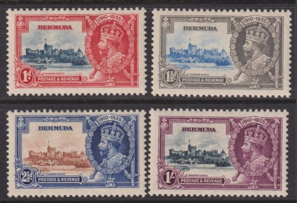 Bermuda - 1935 Silver Jubilee Set SG 94/7 MH Cv £ 22 [F1639]