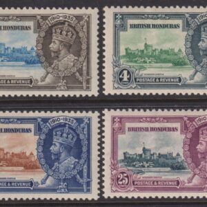 Br. Honduras - 1935 Silver Jubilee Set SG 143/6 MH Cv £ 12 [F1641]