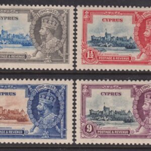 Cyprus - 1935 Silver Jubilee Set SG 144/7 MH Cv £ 32 [F1645]