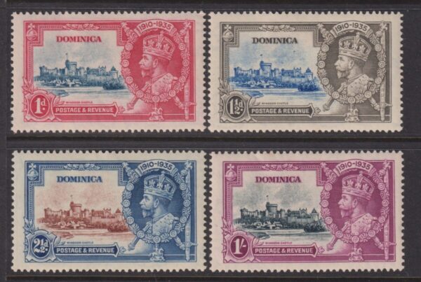 Dominica - 1935 Silver Jubilee Set SG 92/5 MH Cv £ 15 [F1646]