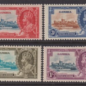 Gambia - 1935 Silver Jubilee Set SG 143/6 MH Cv £ 12 [F1649]