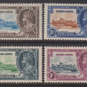 Sierra Leone - 1935 Silver Jubilee Set SG 181/84 MH Cv £ 26 [F1678]