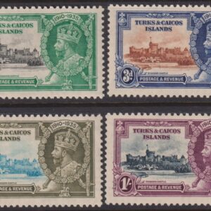 Turks & Caicos - 1935 Silver Jubilee Set SG 187/89 MH Cv £ 7 [F1686]