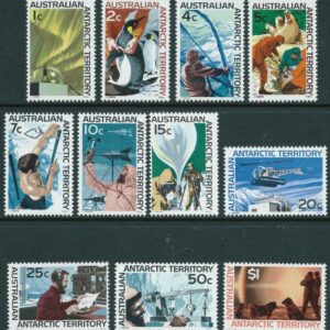 AAT - 1966 'FIRST DECIMAL SET' Set of 11 MNH [B2256]